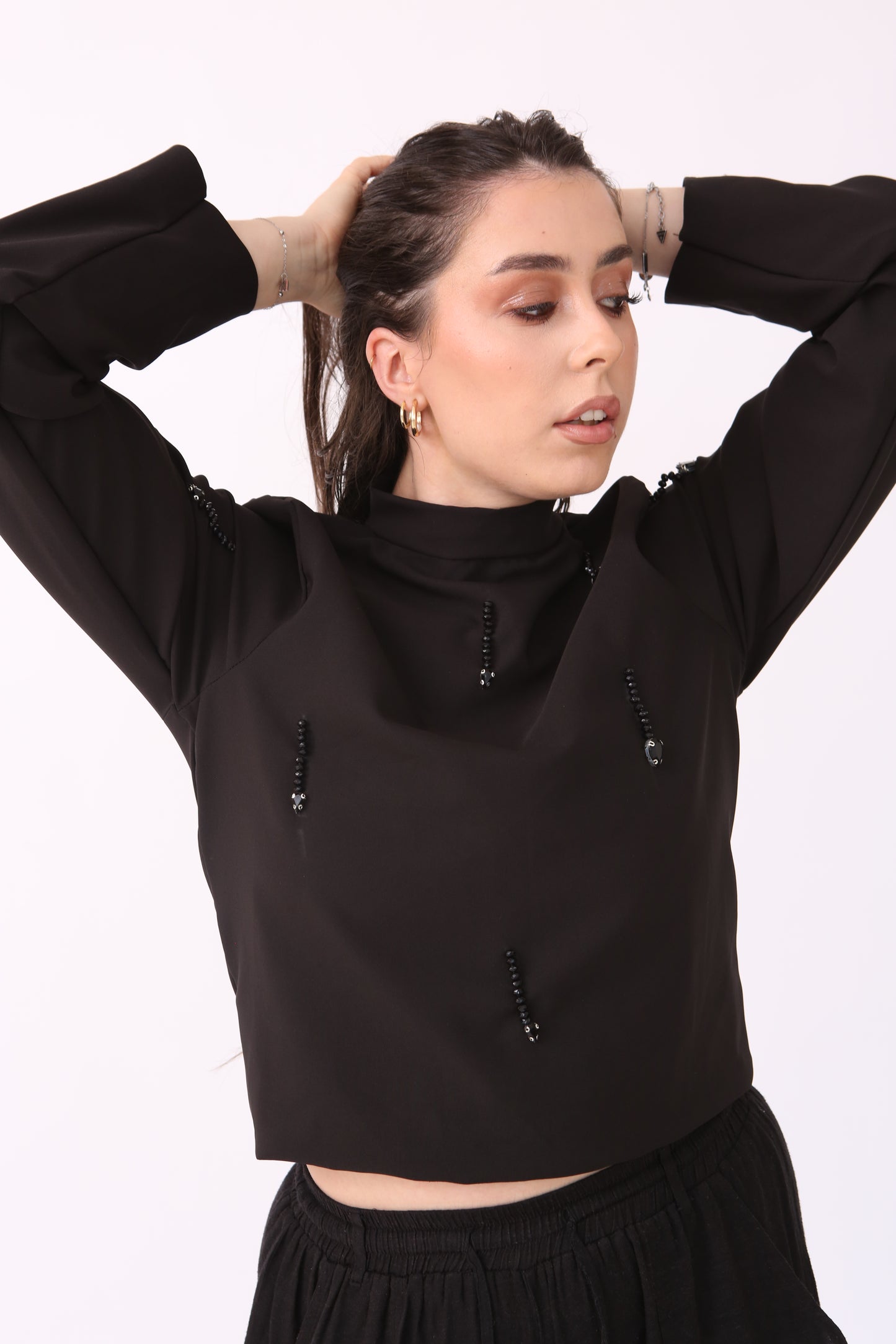 BURVAIN CRYSTALLIARA BLOUSE - Burvain